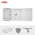 phụ kiện Konox Granite Sink Livello Smart 1160 - White Silver
