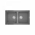 Chậu rửa bát Konox Granite Sink Phoenix Smart 860 - Grey