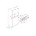 Kích thước Lò nướng âm tủ Teka HL 940 41592210