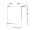 Thiết kế của Máy rửa bát Canzy CZ DSW809EU