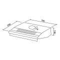 Kích thước của Máy hút mùi Kaff KF-8730B