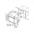 thông số kỹ thuật của  máy rửa bát bán âm Bosch SMI6ZCS16E Serie 6