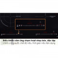 Bảng điều khiển bếp từ kết hợp hồng ngoại Pramie PRMY-2108 2 vùng nấu lắp âm
