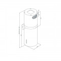 Thiết kế của máy hút mùi đảo Fagor 3CFC-405IX