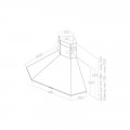 Máy hút mùi áp tường Elica ACUTA BL/F/100 PRF0127462A
