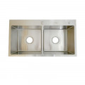 chậu rửa bát inox 2 hố BossEU BS201.8245CL2
