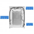 Máy giặt sấy LG giặt 11 kg – sấy 7 kg FV1411D4W