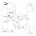 Kích thước Lò nướng TEKA HLB 8600 BK 111000010