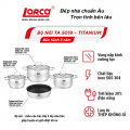 Bộ nồi chảo bếp từ Lorca TITANIUM-TA 5022