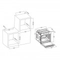 Lò nướng âm tủ 72L Faster FS OV7210B