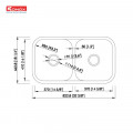 Chậu rửa bát Konox KN8246DUA