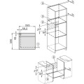 Kích thước lò hấp kết hợp nướng âm tủ Miele DGC 7151 OBSW