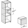 Kích thước lò nướng âm tủ Miele H 2860 BP EDST/CLST