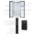 Kích thước tủ lạnh 2 cánh Side By Side Inverter 550 lít Aqua AQR-S612XA(WCB)