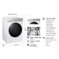 Kích thước máy giặt Samsung Inverter 14 kg WW14BB944DGHSV cửa trước