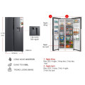 Tủ Lạnh 2 cánh side by side Inverter 596 Lít Toshiba GR-RS775WI-PMV(06)-MG