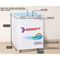 Tủ đông Sanaky VH1599HYKD 150 lít