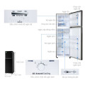 Kích thước tủ lạnh Samsung Inverter 256 lít RT25M4032BU/SV