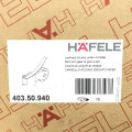 ALUFLEX 80 BÁNH XE TRƯỢT DƯỚI HÄFELE 403.50.940