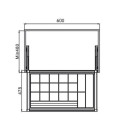 Khay đựng trang sức 600mm Hafele 807.95.101
