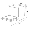 Máy rửa chén bát Hafele HDW-T50C 539.20.640