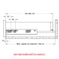 Ray Âm Nhấn Mở 3/4 Hafele 433.32.513