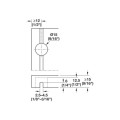 Đầu nối bảng điều khiển phía sau Hafele 260.09.765