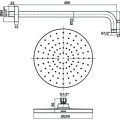 Bát Sen Đầu Gắn Tường Hafele 589.15.390