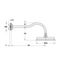 Sen Đầu Gắn Tường Kyoto Hafele 589.35.098