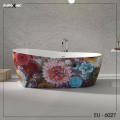 Bồn tắm EuroKing không massage EU-6027 Hoa văn