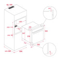 Kích thước lò nướng đối lưu Teka HCB 6370 SS 111020100