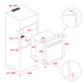 Kích thước lò nướng đối lưu Teka HCB 6165 SS 111020098