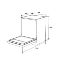 Kích thước rửa chén Hafele HDW-F601G 535.29.592