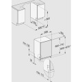 Kích thước máy rửa chén âm toàn phần Miele G 7790 SCVi K20