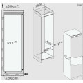 Kích thước tủ đông lắp âm Miele FNS 7740 D 125