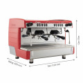 Kích thước máy pha cà phê Cimbali M23UP DT2 Red