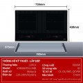 Thông số Bếp từ đôi Lorca LCI 80065 PULUX8E