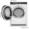 Máy Sấy Bơm Nhiệt Electrolux 8 Kg EDH803J5WC