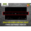 Điều khiển Bếp từ đôi Giovani G-367 MAS