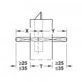 Thông số chung trục xoay 9x100mm Hafele 909.61.213