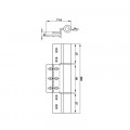 Thông số bản lề cánh cánh Hafele 926.98.731
