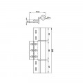 Thông số bản lề cánh - cánh Hafele 926.98.751