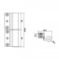Thông số bản lề rãnh C Hafele 926.98.752