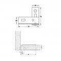 Thông số bản lề trục xoay Hafele 927.98.000