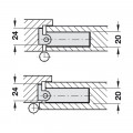 Thông số chi tiết thiết bị đóng cửa tự động Hafele 931.24.010