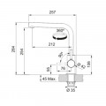 Vòi rửa bát Franke Lina CT9021C Chrome