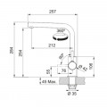 Vòi rửa bát Franke Lina CT9021C S/S Brushed