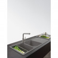 Vòi rửa bát Franke Urban Pull Out L Spout Stone Grey