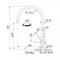 Vòi rửa bát Franke CT107S 115.0684.984