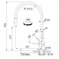 Vòi rửa bát Franke CT136S 115.0667.608